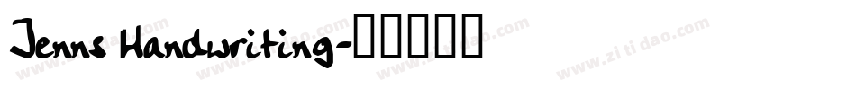 Jenns Handwriting字体转换